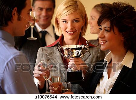 Picture - Office party. Fotosearch