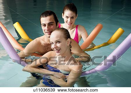 People exercising in a spa pool View Large Photo Image Stock Photo - People exercising in a spa pool. Fotosearch
