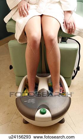 Stock Image - Pedicure. Fotosearch