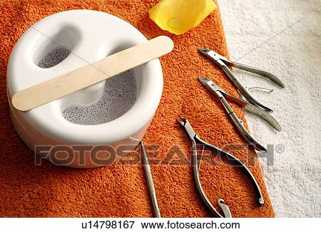Stock Photo - Pedicure. Fotosearch
