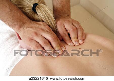 Back massage View Large Photo Image Stock Photography - Back massage. Fotosearch
