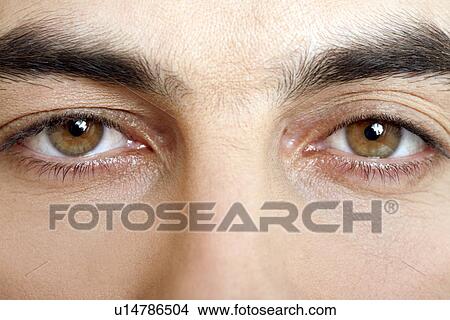Close up of man's eyes View Large Photo Image Picture - Close up of man's eyes. Fotosearch