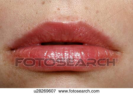Close up of woman's mouth View Large Photo Image Stock Photo - Close up of woman's mouth. Fotosearch
