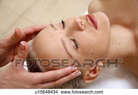 Woman having facial massage View Large Photo Image Picture - Woman having facial massage. Fotosearch