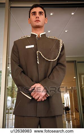 Hotel Doorman Stock Image U12638983 Fotosearch