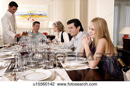 People dining View Large Photo Image Stock Image - People dining . Fotosearch