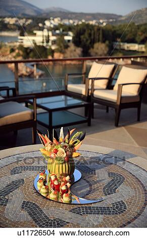 Creative vegetable arrangement on terrace View Large Photo Image Picture - Creative vegetable arrangement on terrace. Fotosearch