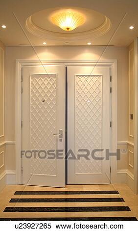 Stock Photography - Double doors. Fotosearch