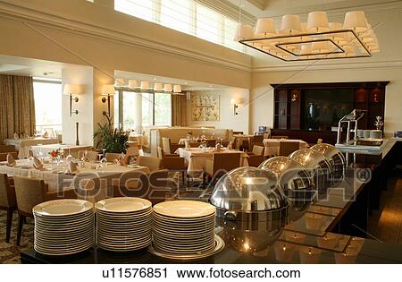 Hotel dining room View Large Photo Image Stock Image - Hotel dining room. Fotosearch