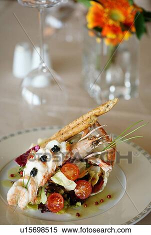 Stylized seafood plate View Large Photo Image Stock Photography - Stylized seafood plate. Fotosearch