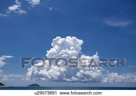 Cloud over the sea of Sanya City, Hainan Province, China View Large Photo Image Stock Image - Cloud over the sea of Sanya City, Hainan Province, China. Fotosearch