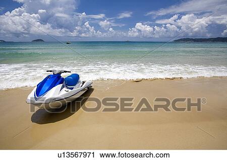 Motorboat berthing on beach View Large Photo Image Stock Image - Motorboat berthing on beach. Fotosearch