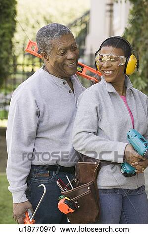 African American couple doing home improvement, B. C. View Large Photo Image Stock Image - African American couple doing home improvement, B. C.. Fotosearch