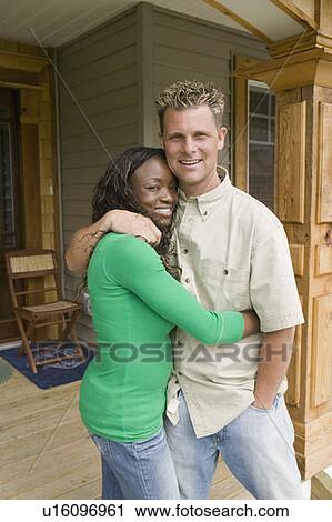 African American woman and Caucasian man on the porch of theri house. Abbotsford, BC. View Large Photo Image Stock Image - African American woman and Caucasian man on the porch of theri house. Abbotsford, BC.. Fotosearch