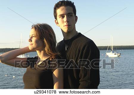 Teenage couple Clear Lake; Canada, Manitoba, Riding Mountain National Park View Large Photo Image Stock Photo - Teenage couple Clear Lake; Canada, Manitoba, Riding Mountain National Park. Fotosearch