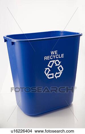 Picture - Recycling bin. Fotosearch
