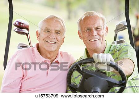 Stock Photo - Male Friends Enjoying A Game Of Golf. Fotosearch
