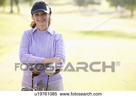 Portrait Of A Female Golfer View Large Photo Image Stock Photography - Portrait Of A Female Golfer. Fotosearch