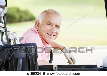 Stock Photography - Portrait Of A Male Golfer. Fotosearch