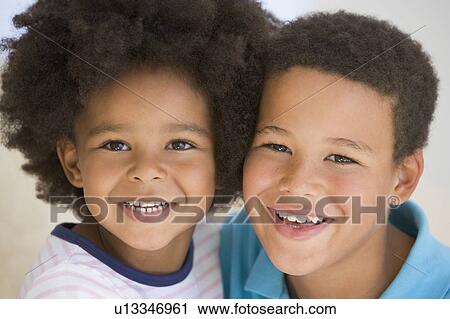 Portrait Of Brother And Sister View Large Photo Image Stock Image - Portrait Of Brother And Sister. Fotosearch