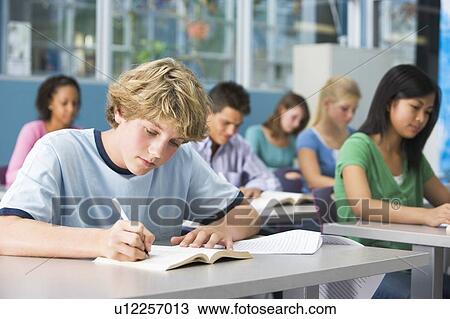 Students studying in geography class View Large Photo Image Stock Image - Students studying in geography class. Fotosearch