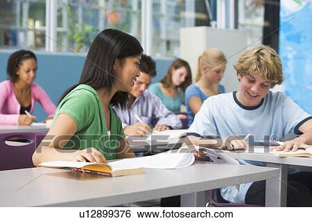 Students studying in geography class View Large Photo Image Stock Photograph - Students studying in geography class. Fotosearch