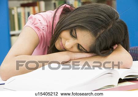 student sleeping in library View Large Photo Image Stock Image - student sleeping in library. Fotosearch