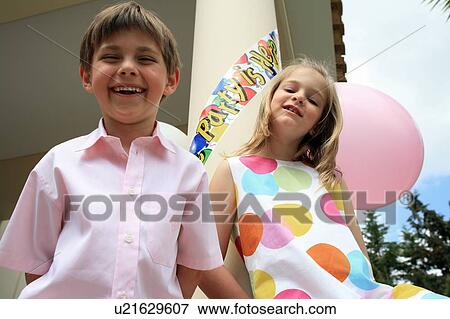Children's outdoor party View Large Photo Image Stock Photo - Children's outdoor party. Fotosearch
