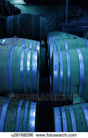 Wine barrels View Large Photo Image Stock Photograph - Wine barrels. Fotosearch