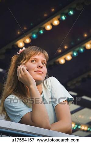 Closeup of female teenager View Large Photo Image Stock Photo - Closeup of female teenager. Fotosearch
