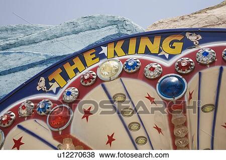 Closeup of "The King" amusement park ride View Large Photo Image Stock Photo - Closeup of "The King" amusement park ride. Fotosearch