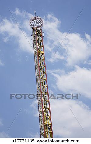 Stock Photography - Tower amusement park ride. Fotosearch