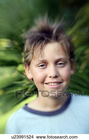 Picture - Boy closeup. Fotosearch