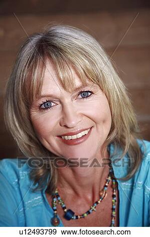 Stock Photo - Female mature adult closeup. Fotosearch