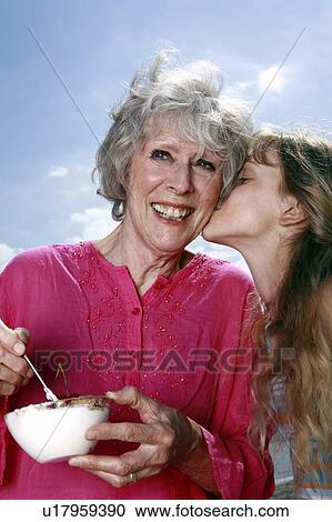 Grandmother and granddaughter View Large Photo Image Stock Image - Grandmother and granddaughter. Fotosearch