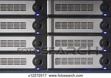 Stock Photo - A Network Server. Fotosearch