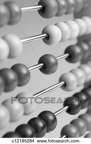 Picture - Abacus With Multi-Colored Beads. Fotosearch