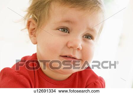 Baby indoors View Large Photo Image Picture - Baby indoors. Fotosearch