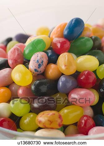 Bowl Of Coloured Jellybeans View Large Photo Image Stock Image - Bowl Of Coloured Jellybeans. Fotosearch