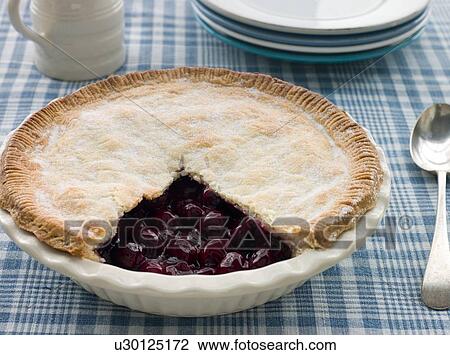 Stock Image - Cherry Pie. Fotosearch