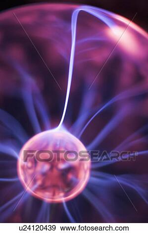 Close Up Of Plasma Ball View Large Photo Image Stock Photo - Close Up Of Plasma Ball. Fotosearch