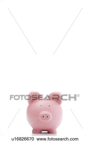 Front View Of Piggy Bank View Large Photo Image Stock Image - Front View Of Piggy Bank. Fotosearch