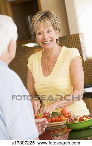 Husband And Wife Preparing Vegetables View Large Photo Image Stock Photography - Husband And Wife Preparing Vegetables. Fotosearch