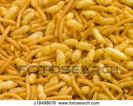 Mammra Mix - Puffed Spiced Rice and Vermicelli View Large Photo Image Stock Photograph - Mammra Mix - Puffed Spiced Rice and Vermicelli. Fotosearch