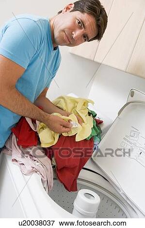 Man Doing Laundry View Large Photo Image Stock Photo - Man Doing Laundry. Fotosearch