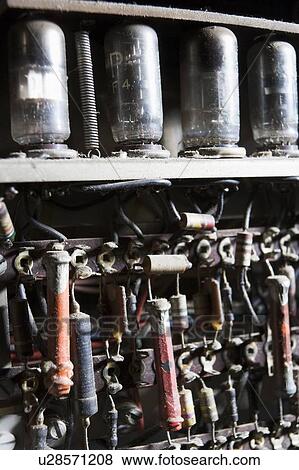Stock Photo - Old fashioned electrical components. Fotosearch