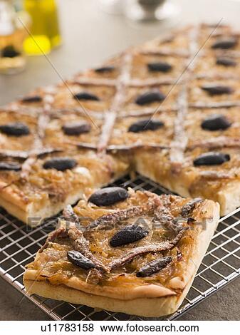 Stock Photo - Pissaladiere. Fotosearch