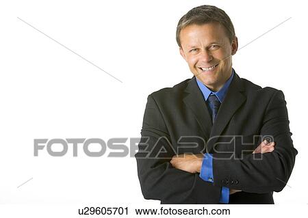 Stock Image - Portrait Of A Businessman. Fotosearch