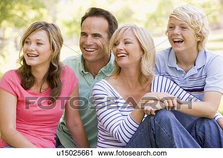 Stock Image - Portrait Of A Family. Fotosearch