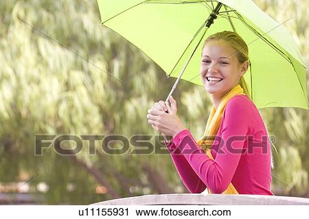 Portrait Of Teenage Girl Outdoors View Large Photo Image Stock Image - Portrait Of Teenage Girl Outdoors . Fotosearch